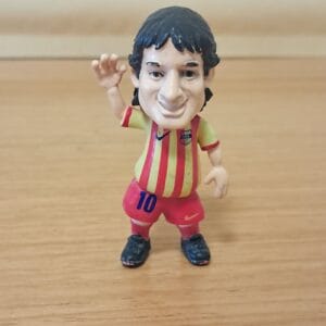 Figura Comansi de Messi con la segunda equipación del FC Barcelona